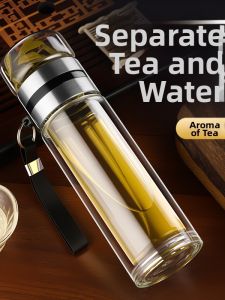 Loolecondera | Convenient Filtering Tea Infuser Cup Double Glass 2026 New