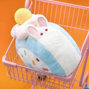 Beast Kingdom | Newest Cake Roll Dessert Pillow Cushions Kawaii Stuffed Plush Toy Figure Doll Cartoon Anime Cute Kids Birthday Gift Doll