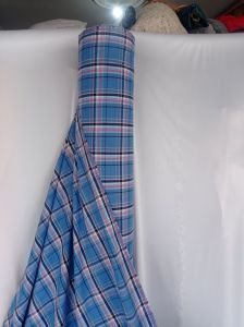 Kain Cotton Jepang Katun Yarndyed Kotak Kualitas Premium Harga Setengah Meter