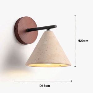 Natural Stone Room Decor Wall Lamp Classical Wall Lights Bedroom Led Sconce Yellow Travertine Home Decorations Lighting Fixtures