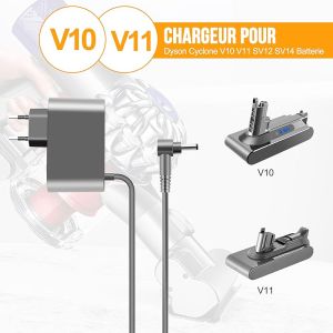 For Dyson V10 V11 V12 V15 Vacuum Cleaner Charger Power Cord Adapter Replaceable Parts Battery Power Adapter 30.45V 1.1A