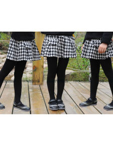 เด็กผู้หญิงกํามะหยี่ ชุดเอี๊ยม ถุงน่อง สไตล์อังกฤษ ยิมนาสติกเต้นรํา กางเกง สีดำ ชั้นฐาน กางเกง เสื้อผ้าเด็กชุดชั้นในถุงเท้า