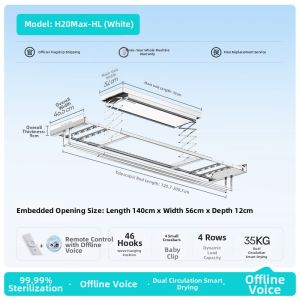 Hotata | Smart Automatic Raising Drying Rack