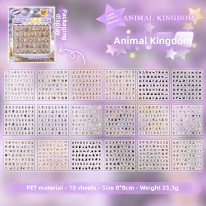 Cute Cat & Dog Design Mini Stickers 1000 Pieces
