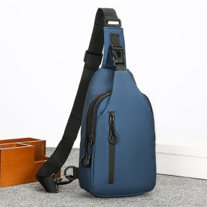 Outdoor sports mens bag crossbody bag mens chest bag fashionable and simple trendy shoulder bag small backpack