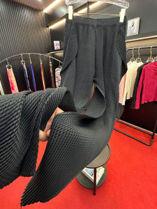 กางเกงขายาวทรงหลวมเอวสูงทรงหลวมสำหรับผู้หญิงในฤดูใบไม้ผลิและฤดูร้อน ทรงพอดีตัว ทรงเข้ารูป ทรงตรง ทรงหลวม สวมใส่สบาย ระบายอากาศได้ดี