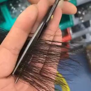 HOL Top Ready Stock Black 6/7/8/9 Inch Hairdressing Scissor Germany Imported High-Quality Salon Flat Cuts