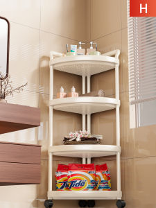 evesigar | Space-Saving Mobile Triangle Bathroom Shelf