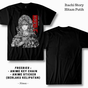 Kaos Itachi Story Hitam Putih - Nimea