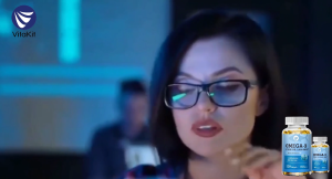 Fish Oil Capsules OMEGA-3 Rich In DHA And EPA Improve Bad Mood Relieve Stress Strengthen Brain Improve Intelligence