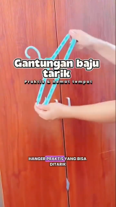 HANGER BAJU TARIK GANTUNGAN BAJU TARIK PANJANG PENDEK HANGER GANTUNGAN JEMURAN