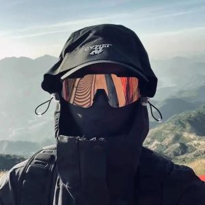 Cyberpunk Style Oversized Windproof Goggles Suitable for Outdoor Sports Such As Skiing Cycling and Hiking