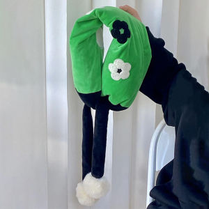 Wishmore Neck Pillow Gift Box Office Practical Birthday Gifts for Friends And Female Friends Green Color Simple Style