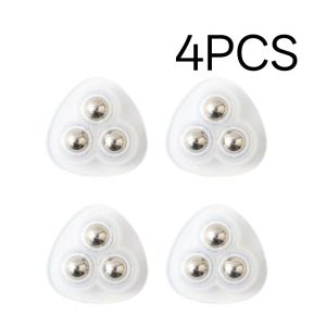 4/8 PCS Adhesive Universal Wheels - 360° Free-Rotation Swivel Casters Quiet Design Suitable for Trash Can Bases
