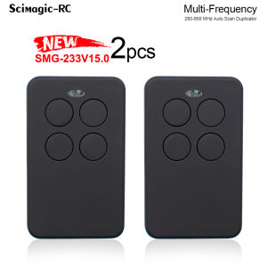 2PCS Multi frequency Garage Remote Control Command Gate Opener Keychain Copy Fixed&Rolling Code 433 315 868 MHz