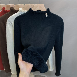 JIANDIYA | Thick Warm Half Turtleneck Knit Sweater