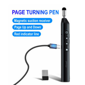 2.4GHz Wireless Presentation Clicker Powerpoint Pen USB Remote Control Flip Pen for Office Teaching Projector PPT Presenter