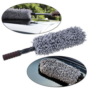 Car Cleaning Brush Microfiber Window Wash Cleaner Retractable Long Handle Washable Car Dirt Dust Clean Brush ready stock Bulacan
