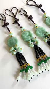 Dây Treo Phong Thủy Phật Di Lặc Tùy Hưu may mắn Treo Xe Ô Tô Trang Trí Xe Hơi - T037