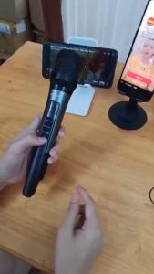Micro Đa Năng K2 - Hát Karaoke Livestream Thu Âm Tích Hợp Soundcard Âm Thanh Chuyên Nghiệp Pin Trâu Nhỏ Gọn