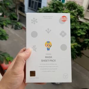 Hộp 10 miếng mặt nạ dưỡng ẩm da cho bé Pororo Mask Sheet Pack Hàn Quốc
