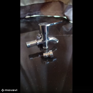 Ujung Kran Air Cucut Keran Konektor Mesin Cuci Sambungan Selang Kran Taman 1/2 inch Stainless Chrome