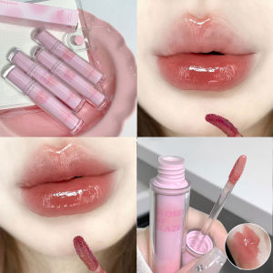 cadia🔥 SHAQINUO Glasir Bibir Pelembab Cermin / Cahaya Air Cermin Wajah Glasir / Lip gloss yang tahan lama dan tidak bersisik