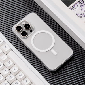 Ốp Lưng iPhone 17/16 pro Magsafe Ice Fog PC Bảo Vệ Từ Tính Thời Trang Bảo Vệ Sạc Ốp Lưng Điện Thoại Di Động