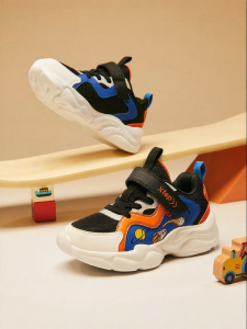 XTEP | Children Breathable Mesh Velcro Running Shoes