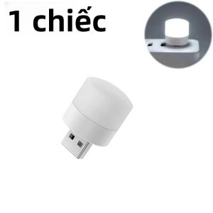 Đèn Ngủ Mini USB Màu Trắng Ấm Bảo Vệ Mắt Đèn LED Cầm Tay Để Đọc Sách Máy Tính Sạc Điện Thoại Di Động - 1-10 Chiếc