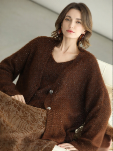 COCO BELLA | Shimmer Glitter Knit Sweater
