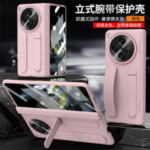 Oppo Findn3 Limited Edition Phone Case with Wristband Full Cover Anti-fall for Men And Women Foldable Screen Protection