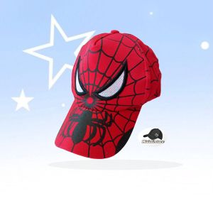 Topi anak Spiderman topi anak bordir Spiderman Sablon jaring
