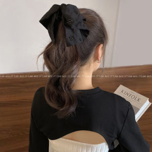 กิ๊บติดผมรูปผีเสื้อระดับไฮเอนด์ ทรงหางม้าสูง กิ๊บติดผมรูปดอกไม้ แบรนด์เนมสุดหรูหราสำหรับผู้หญิง เครื่องประดับผมแบบใหม่