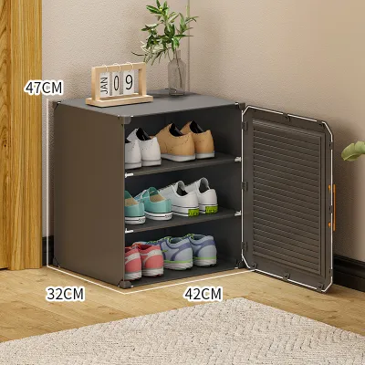 YINGGANG | Tủ Giày Tiết Kiệm Không Gian Đa Tầng Có Cửa