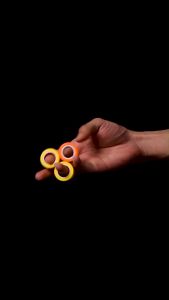 3PCS Magnetic Rings Fingertip Toys Unzip AntiStress Fidget Ring Spinner Magnetic Ring Magic Ring Toy