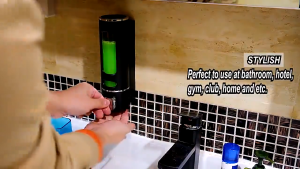 400ml Manual Press Shampoo Dispenser/ Liquid Dispenser /Lotion Bottle with Pump
