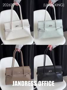 JANDRESS | Ash Grey Commuter Large Capacity Tote Bag