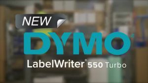 DYMO LabelWriter 550 Turbo Label Printer Label Maker with High-Speed Direct Thermal Printing Automatic Label Recognition Prints Variety of Label Types Through USB or LAN Network Connectivity