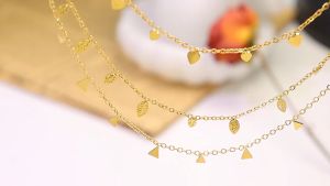 Reverie Paris Roman Geometric Necklace Fashion Accessories For Women Christmas Birthday Gift