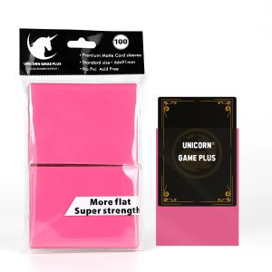 100PCS Bao Thẻ Bài Cỡ Tiêu Chuẩn Mờ 66x91mm Bảo Vệ Thẻ Bài TCG Thẻ Tarot Trò Chơi Trên Bàn Bao Bì Nhiều Màu Sắc