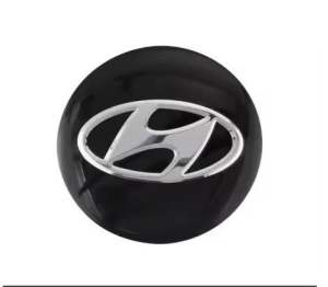 60mm logo Bánh Xe hyundai Ô Tô Trung Tâm Vành Hub Mũ Bao Viền Logo Biểu Tượng Cho Xe Hyundai Santa Fe Sonata Creta Tucson solati Elantra I30 i10