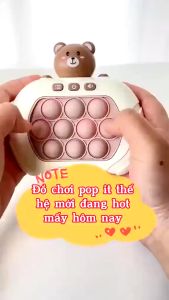 Máy chơi game popit điện tử thế hệ mới đồ chơi pop it nhiều mẫu siêu đẹp cho bé - DC5238