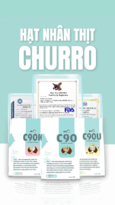 [1KG] Hạt Nhân Thịt Cho Mèo PetQ Churro Mèo Mọi Lứa Tuổi