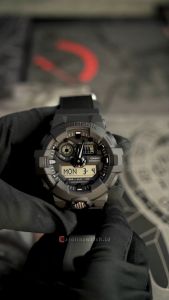 Jam Tangan Pria Casio G-Shock GA-700BCE-1A Black Dial Black Resin Band