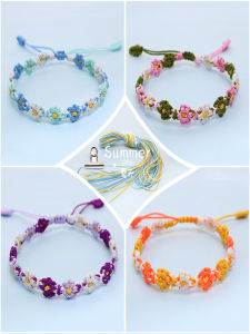 สายหยดน้ำหยก 72 ชิ้น ชุดทำเชือกผูกมือ สายสร้อยข้อมือ DIY สำหรับคู่รักและเพื่อนสนิท วัสดุใหม่ ราคาไม่เกิน 10 หยวน