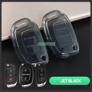Clear TPU Car Key Case For Hyundai Sonata LF 2014-2019 Key Fob Cover Protector Shell Auto Accessories 2015 2016 2017 2018