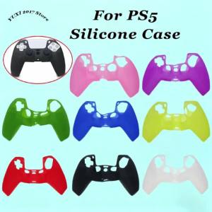 1/2PCS Silicone Protective Sleeve And Anti Slip Rubber Sleeve Accessory Set For PS5 Controller