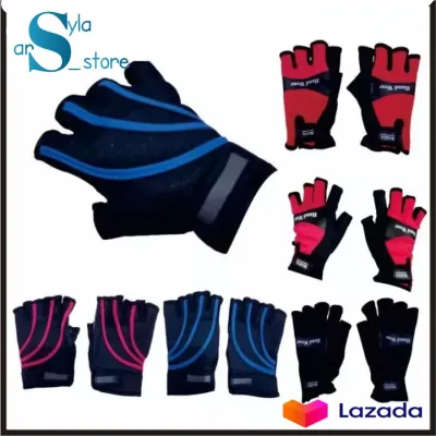 Sarung Tangan Motor Setengah Jari Motif Random