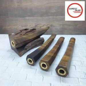 Once pipa padutan kayu kelor Jawa model segi enam B97